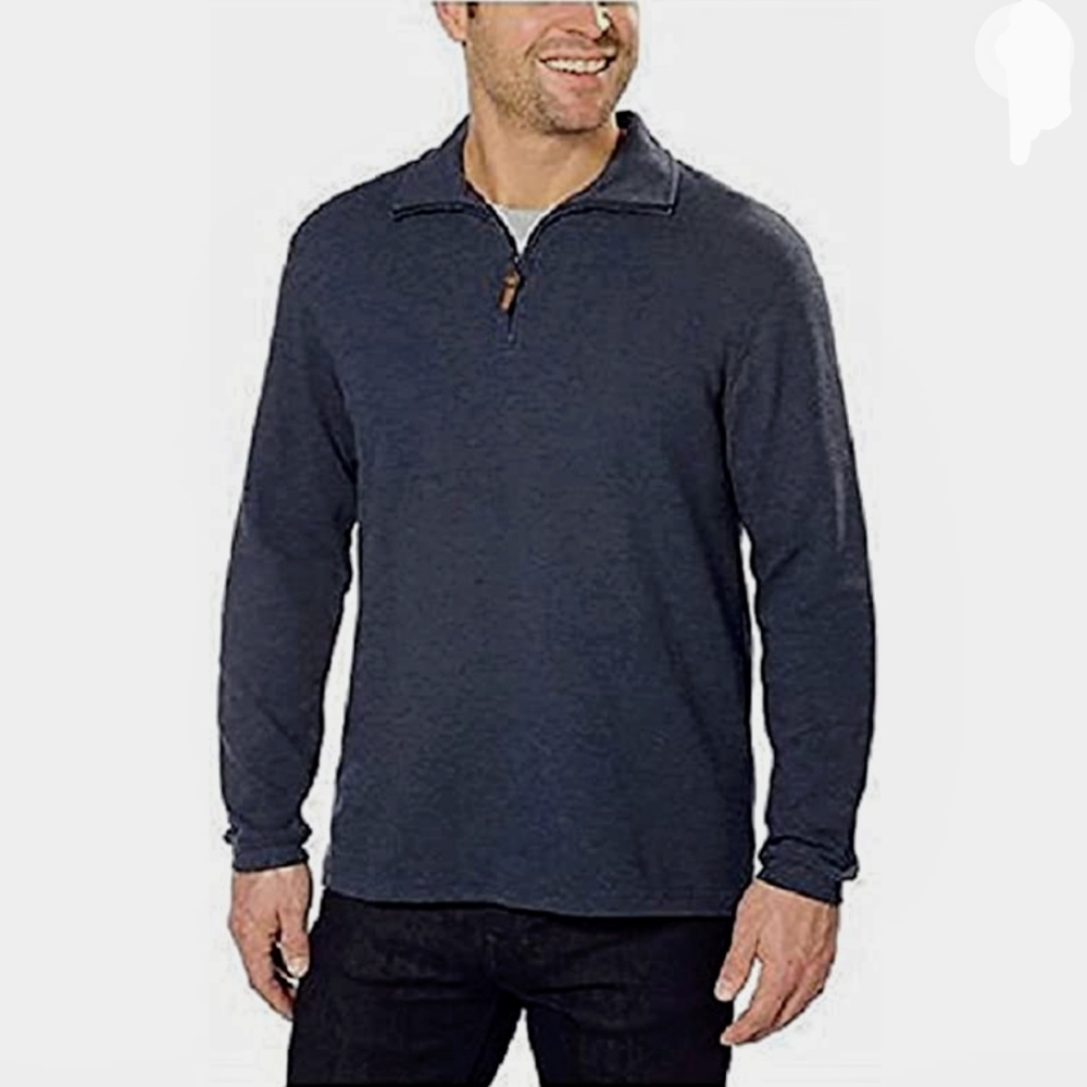 Hudson River 1/4 Zip Pull over Sweater shirt